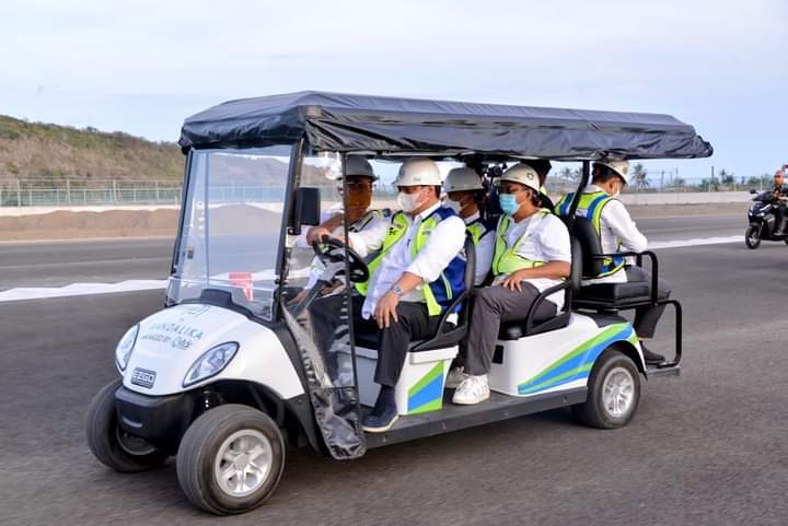 Jelang Event World Superbike, Airlangga Tinjau Langsung Kesiapan Sirkuit Mandalika